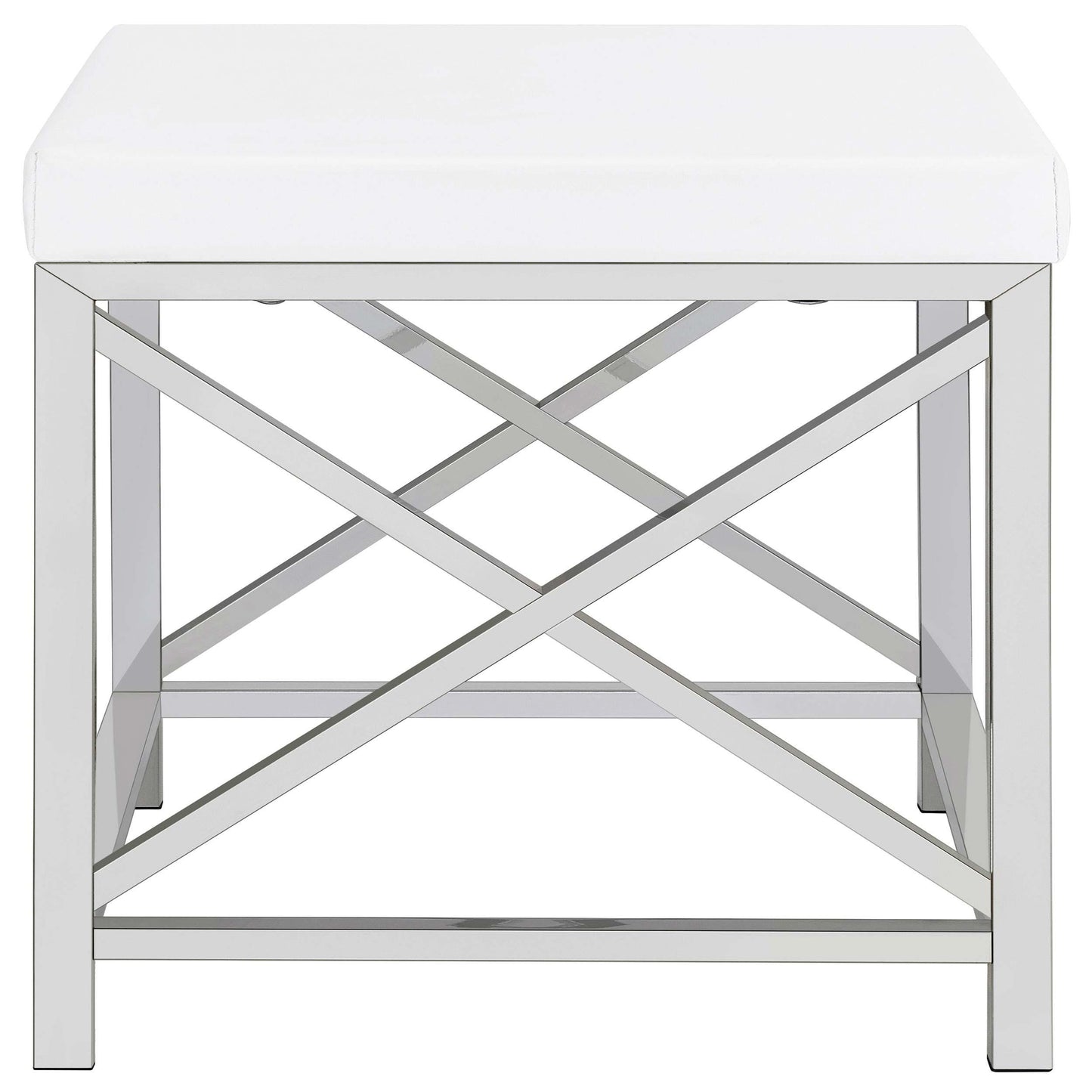 Coaster Furniture Eliza 936164 Vanity Set with Lighting & Stool - White and Chrome IMAGE 20
