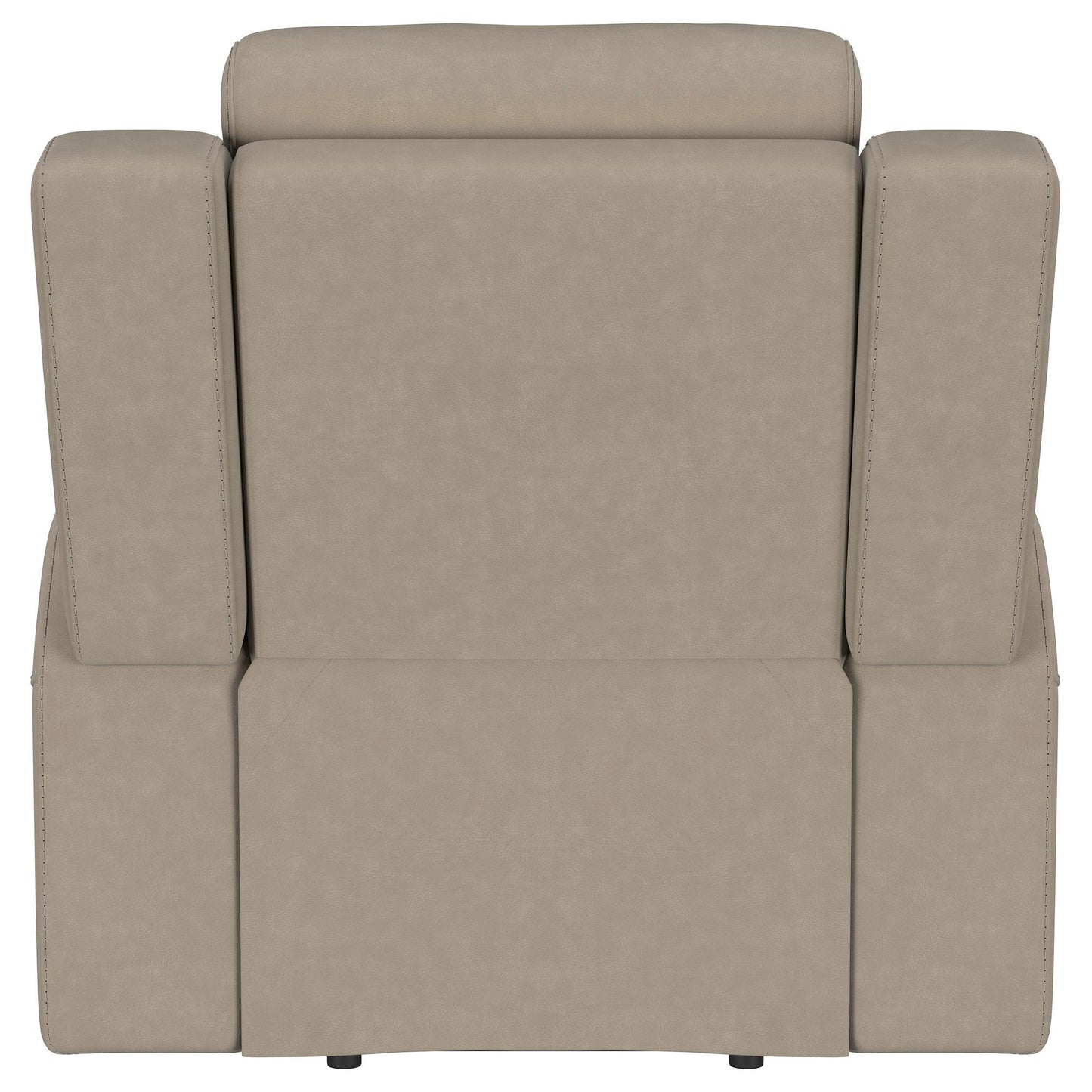 Coaster Furniture Brentwood 610283 Upholstered Recliner Chair - Taupe IMAGE 7