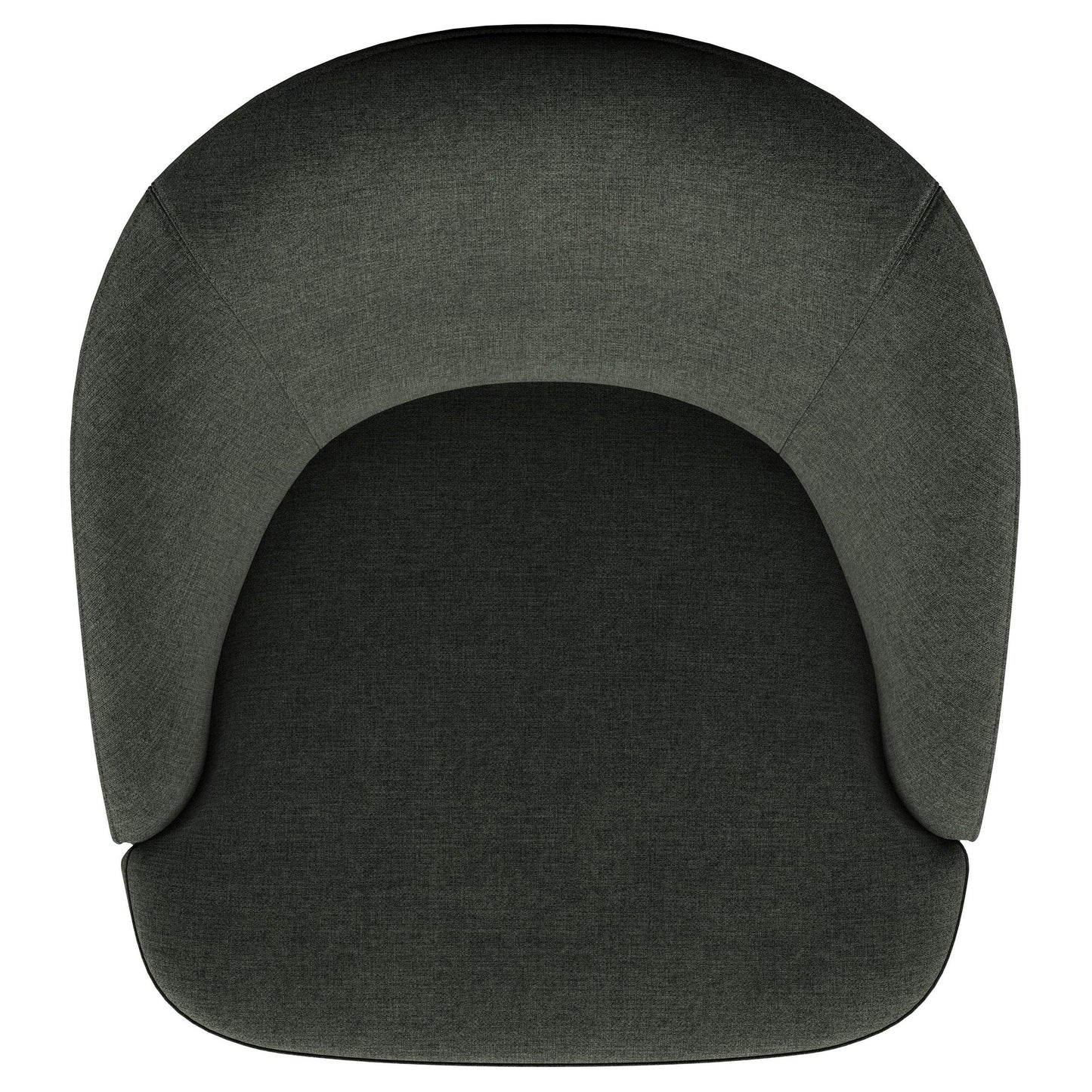Coaster Furniture Leon 903075 Upholstered Barrel Accent Swivel Chair - Hunter Green IMAGE 10