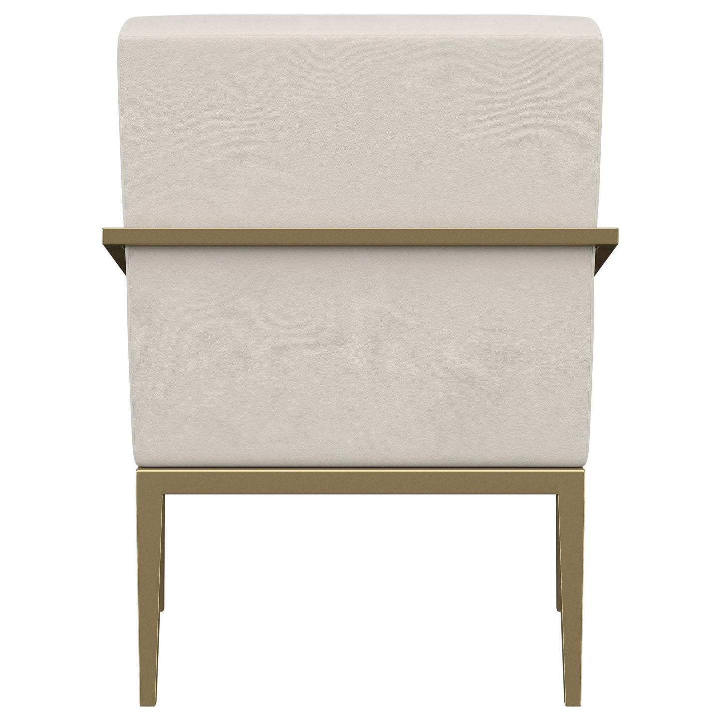 Coaster Furniture Kirra 903143 Upholstered Metal Arm Accent Chair - Cream IMAGE 6