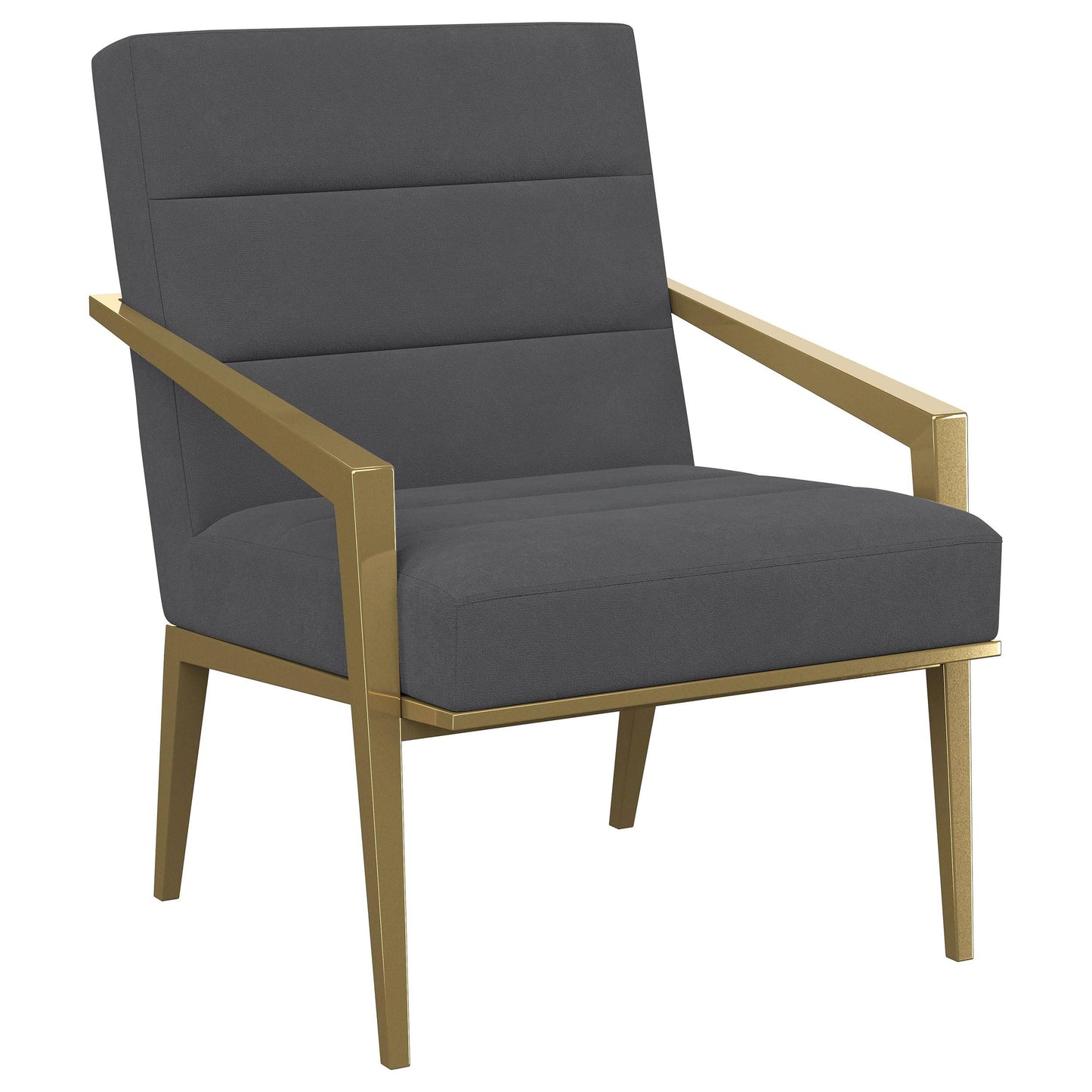 Coaster Furniture Kirra 903144 Upholstered Metal Arm Accent Chair - Dark Grey IMAGE 1
