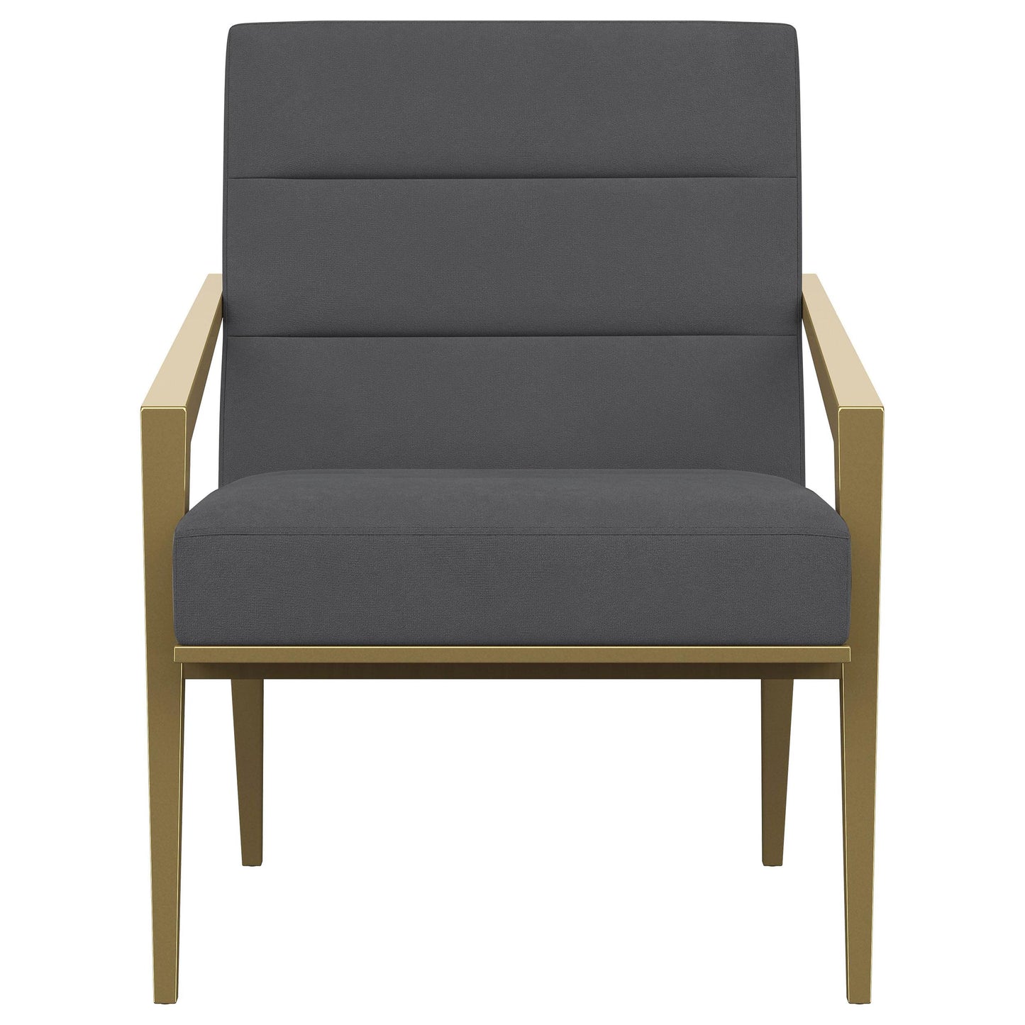 Coaster Furniture Kirra 903144 Upholstered Metal Arm Accent Chair - Dark Grey IMAGE 2