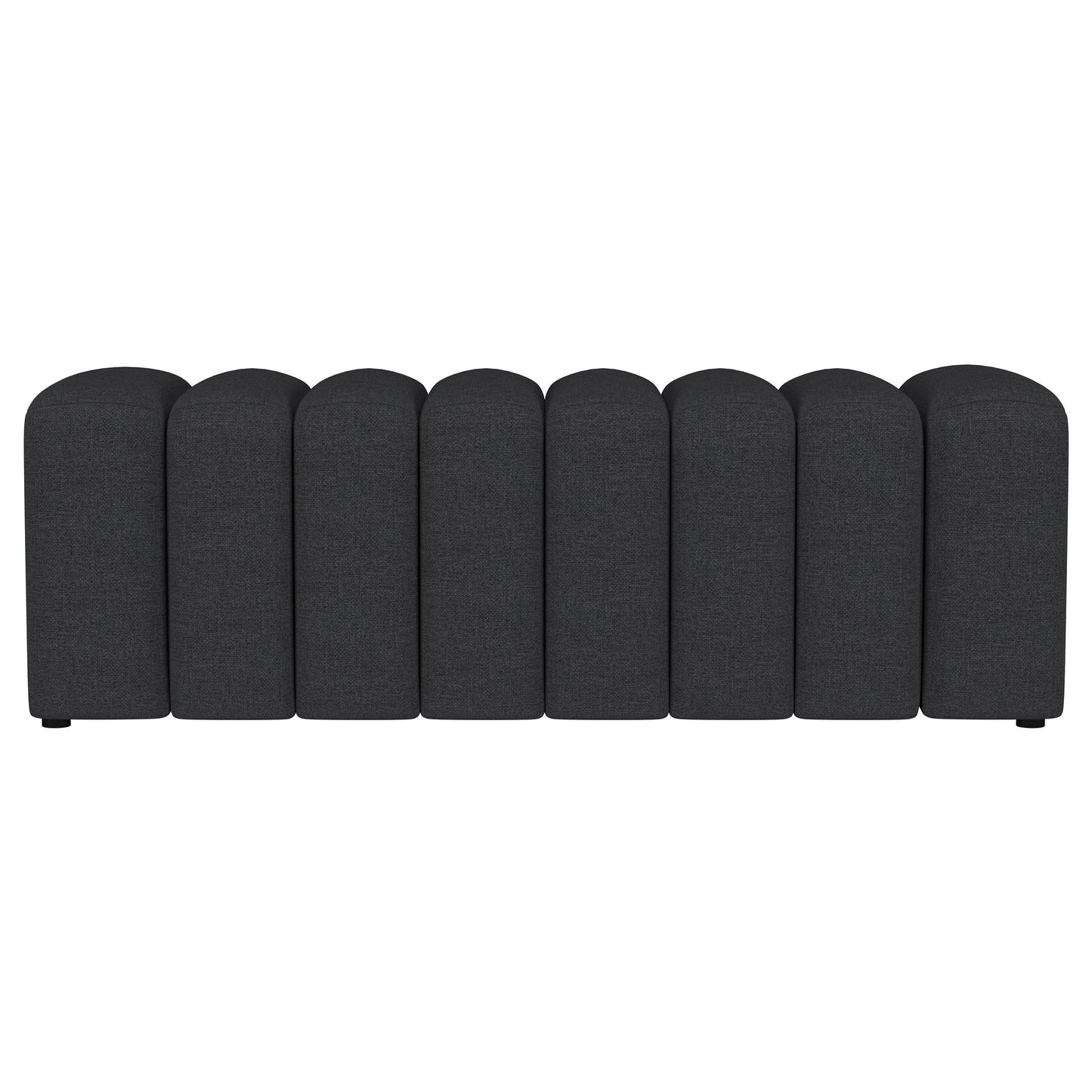 Coaster Furniture Summer 910294 Fabric Upholstered Tufted Accent Bench - Charcoal IMAGE 2
