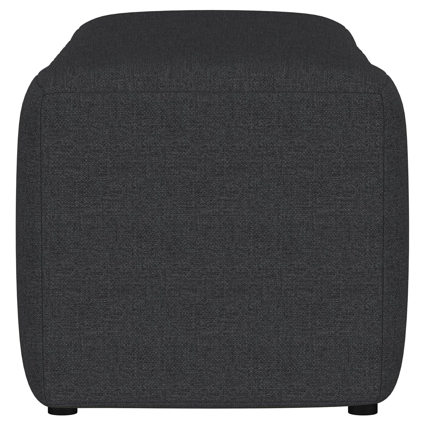 Coaster Furniture Summer 910294 Fabric Upholstered Tufted Accent Bench - Charcoal IMAGE 4