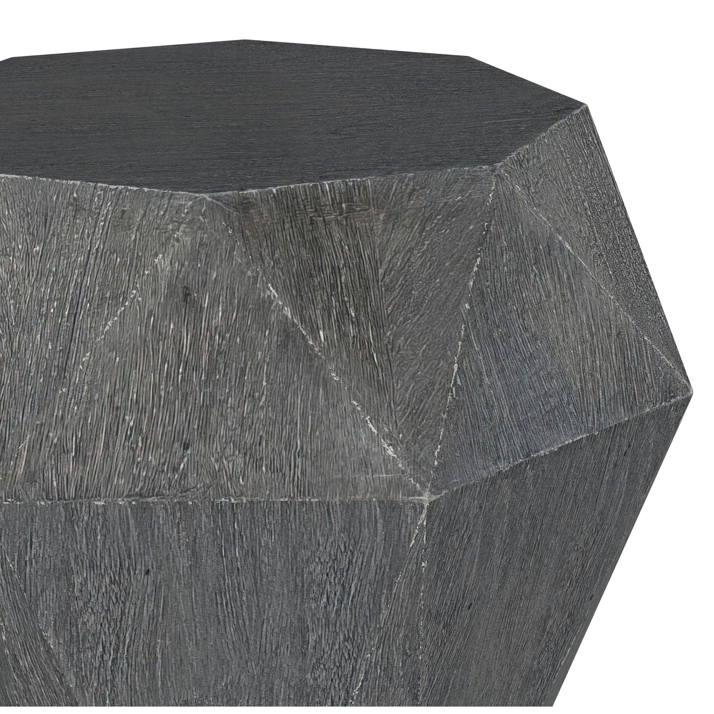 Coaster Furniture Jacinto 931159 Octagonal Solid Mango Wood Side Table - Grey IMAGE 4