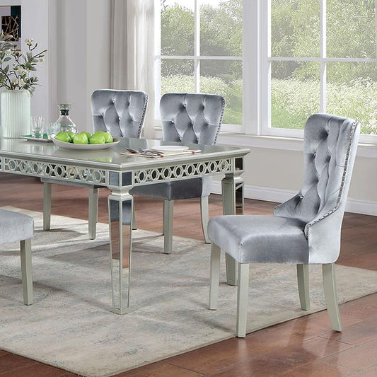 Furniture of America Adalia CM3241SV-T Dining Table IMAGE 1