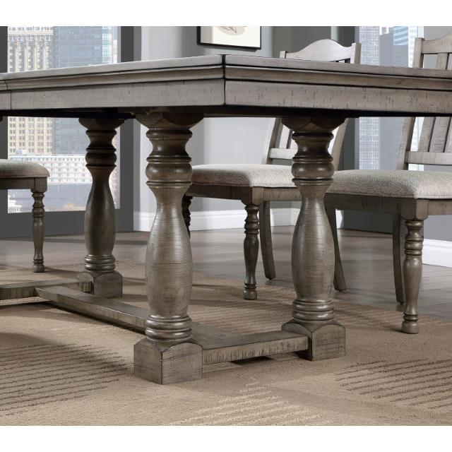 Furniture of America Newcastle CM3254GY-T-TABLE Dining Table IMAGE 5