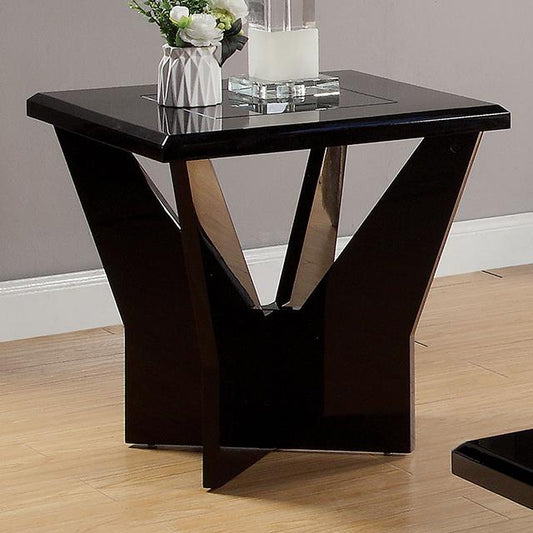 Furniture of America Dubendorf CM4183BK-E End Table IMAGE 1