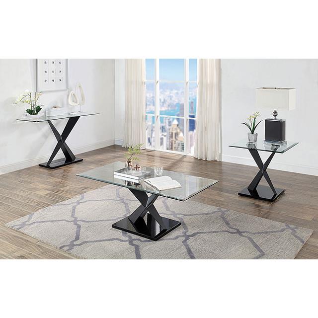 Furniture of America Xanthus CM4191BK-C-TABLE Coffee Table IMAGE 2