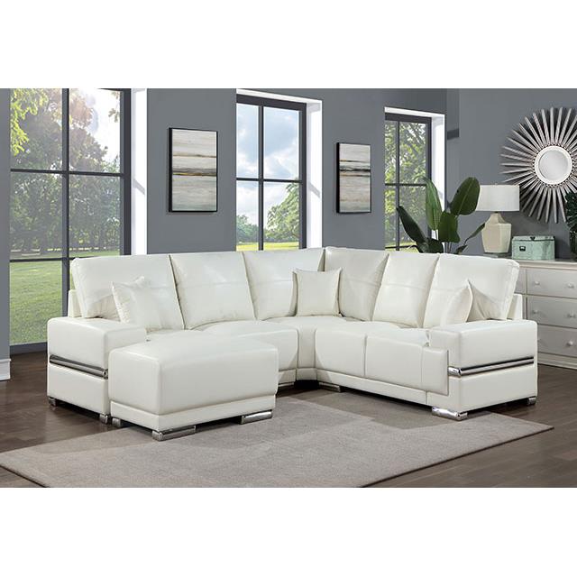 Furniture of America Althea CM6410WH-SECT Sectional IMAGE 2