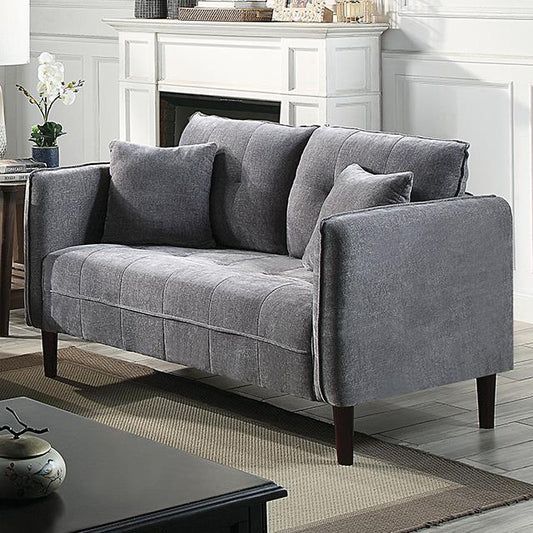 Furniture of America Lynda CM6736DG-LV Loveseat IMAGE 1