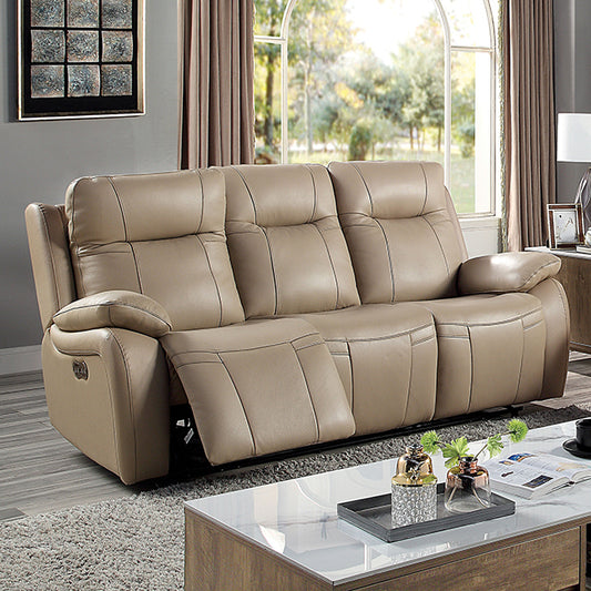 Furniture of America Gaspe Power Reclining Sofa CM6739LB-SF-PM IMAGE 1