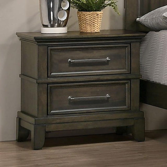 Furniture of America Houston CM7221GY-N Night Stand IMAGE 1