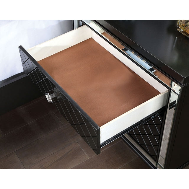 Furniture of America Calandria 3-Drawer Nightstand CM7320GY-N IMAGE 3