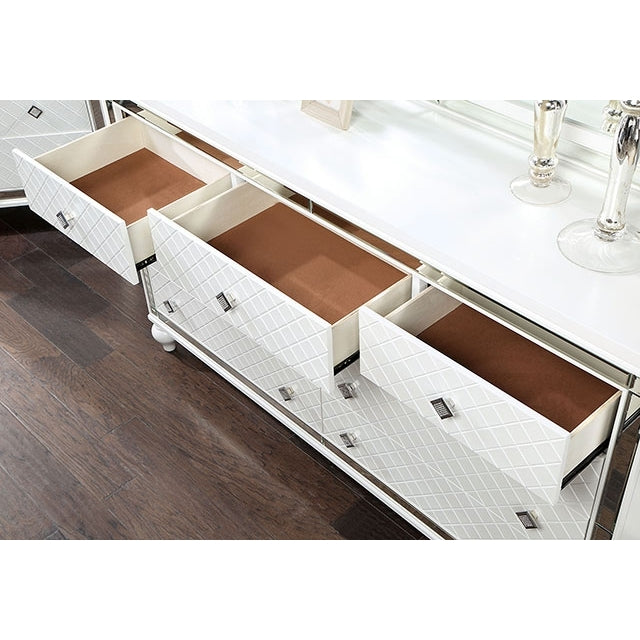 Furniture of America Calandria Dresser CM7320WH-D IMAGE 4
