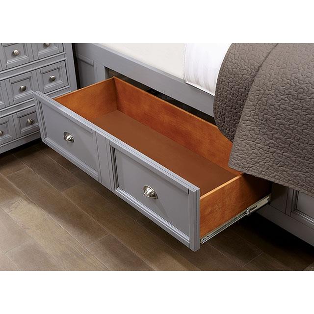 Furniture of America Castlile CM7413GY-EK King Bed IMAGE 4