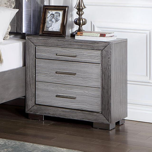 Furniture of America Raiden CM7468GY-N Night Stand IMAGE 1