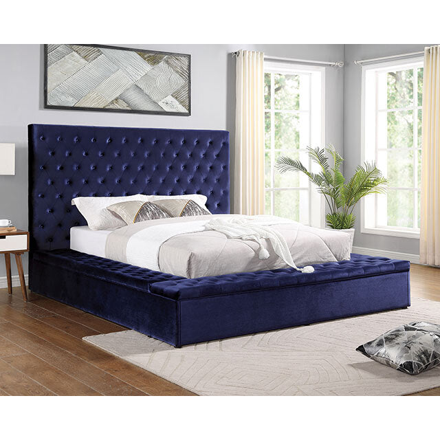 Furniture of America Golati Queen Platform Bed with Storage CM7895BL-Q-BED IMAGE 2