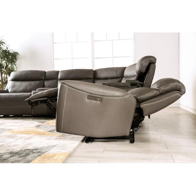 Furniture of America Edmondus CM9923GY-SECT-PM Power Sectional IMAGE 7