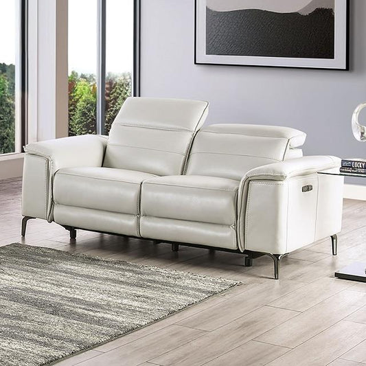 Furniture of America Ascona CM9927FG-LV-PM Power Loveseat IMAGE 1