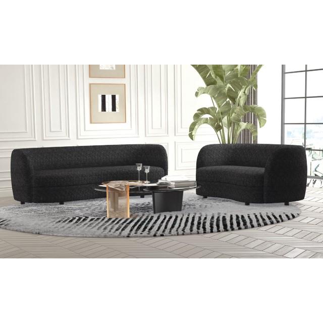 Furniture of America Versoix FM61003BK-LV Loveseat IMAGE 2