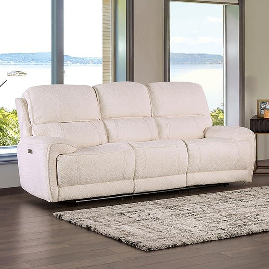 Furniture of America Morcote FM62001BG-SF-PM Power Sofa IMAGE 1