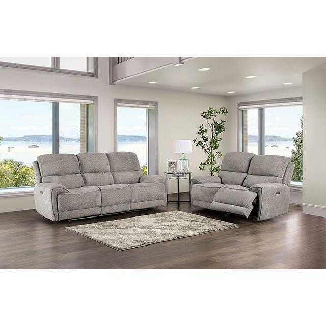 Furniture of America Morcote FM62001LG-CH-PM Power Recliner IMAGE 2