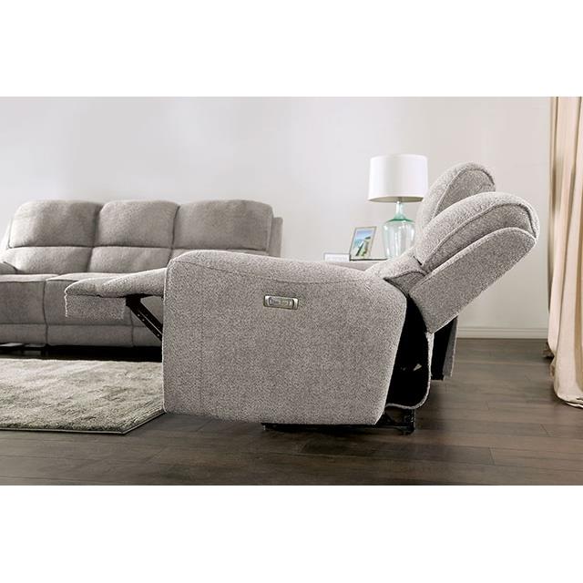 Furniture of America Morcote FM62001LG-LV-PM Power Loveseat IMAGE 6