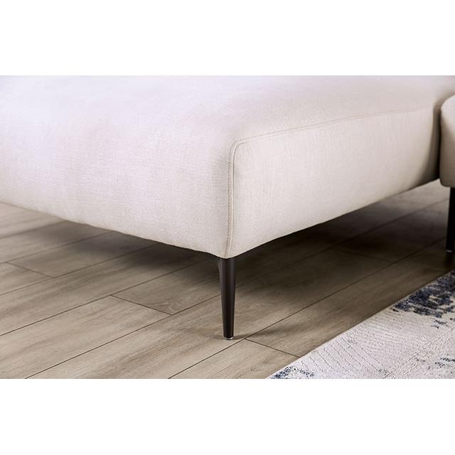 Furniture of America Paderborn FM63002WH-SECT-R Sectional, Right Chaise IMAGE 5