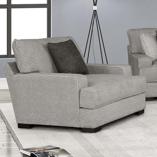 Furniture of America Ardenfold FM64201GY-CH Chair IMAGE 1