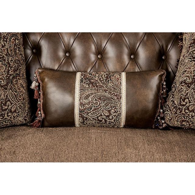 Furniture of America Ensenada FM65003BR-LV Loveseat IMAGE 8