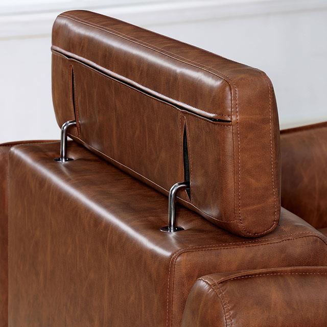 Furniture of America Holmestrand Leatherette Sectional FOA6484BR-SECT IMAGE 5