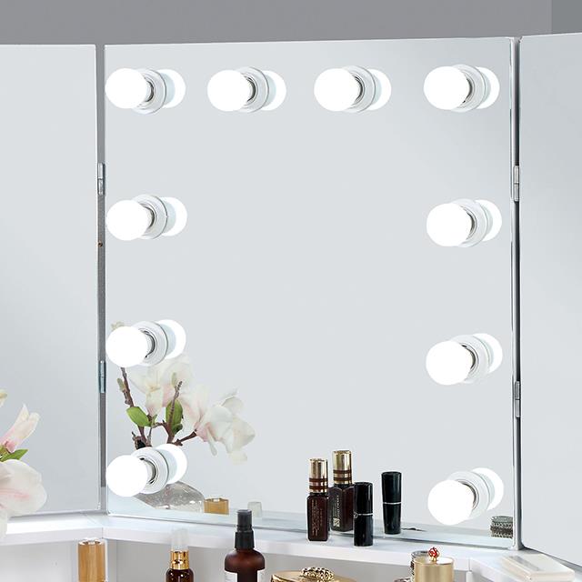 Furniture of America Lorybelle FOA-DK5134WH-PK Vanity IMAGE 3