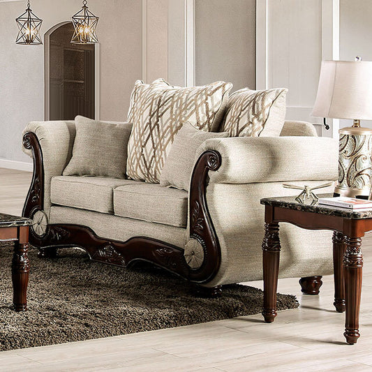 Furniture of America Giardino Fabric Loveseat SM7764-LV IMAGE 1