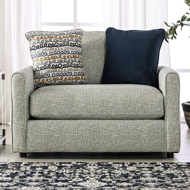 Furniture of America Chancery SM8194-CH Chair and Half IMAGE 1