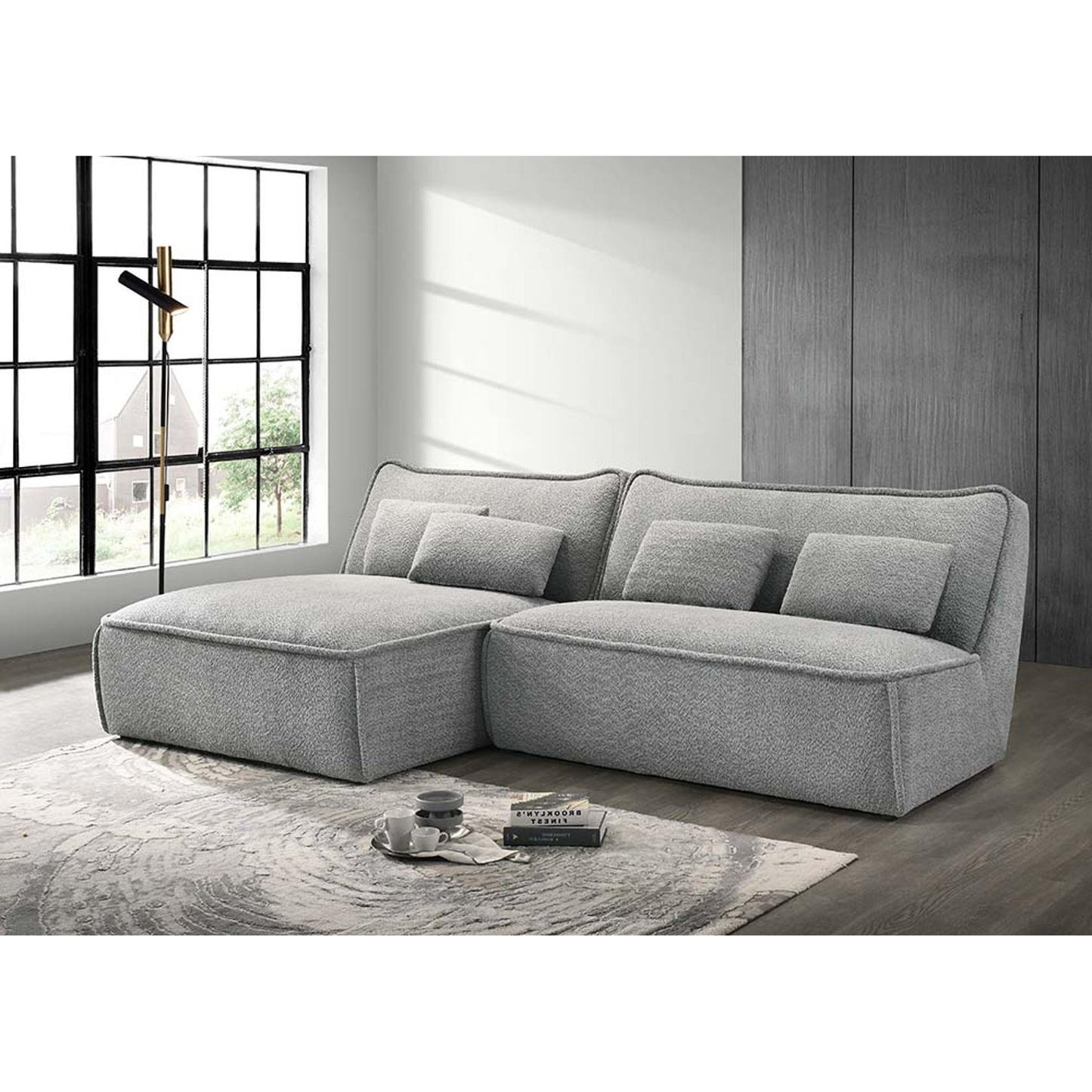 Generation Trade Zen 504033 Sectional - Grey IMAGE 1