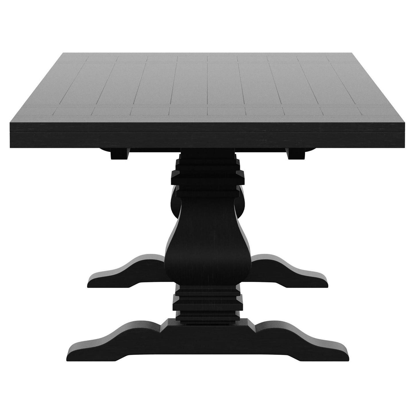 Coaster Furniture Florence 115531 126-inch Extension Dining Table - Distressed Black IMAGE 10