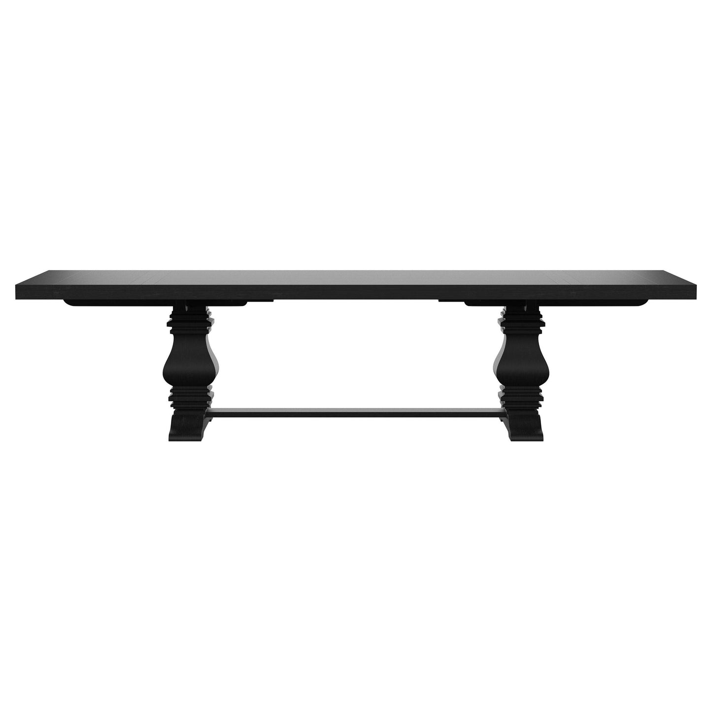 Coaster Furniture Florence 115531 126-inch Extension Dining Table - Distressed Black IMAGE 6