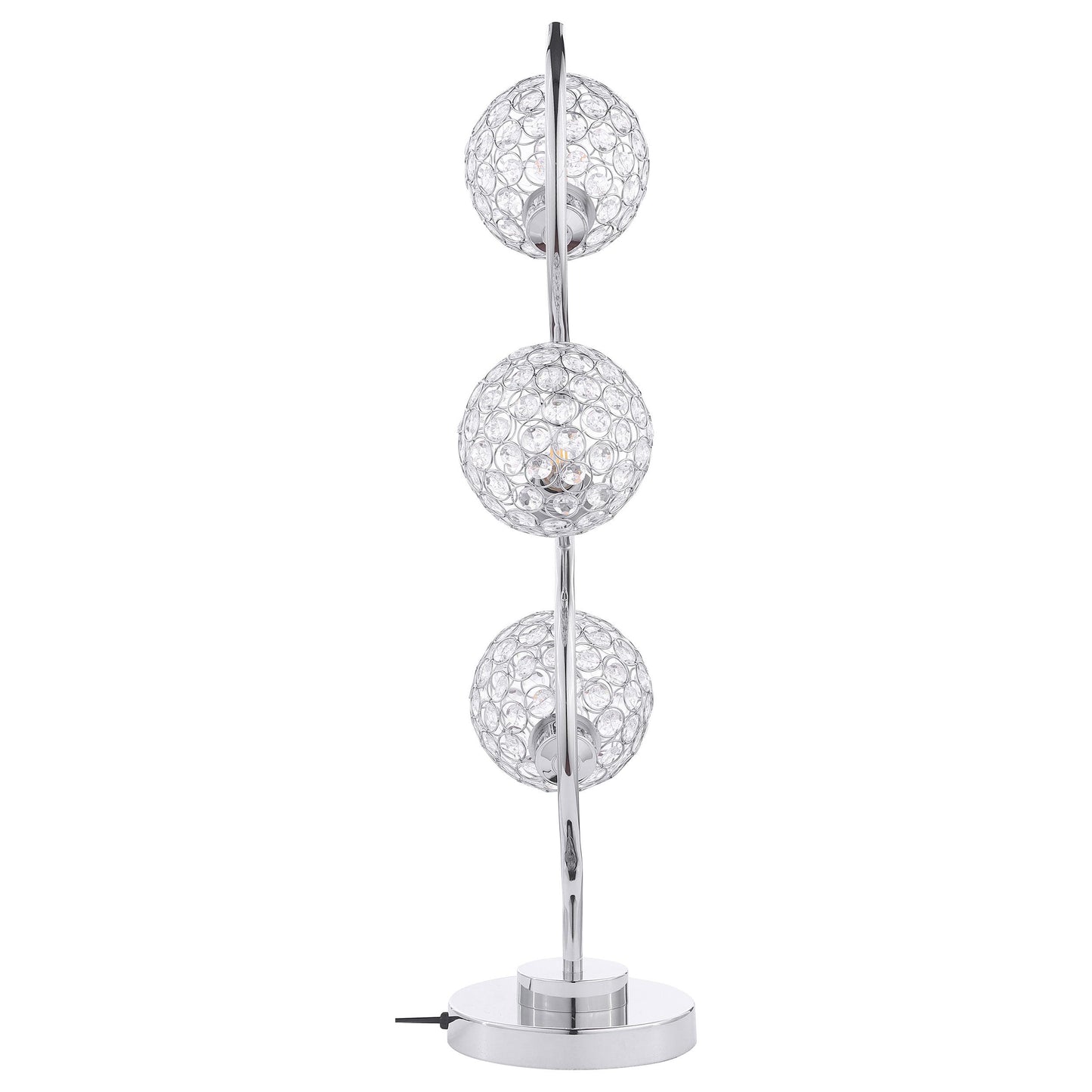 Coaster Furniture Amberley 920232 33-inch 3-light Curvy Metal Table Lamp - Silver IMAGE 5