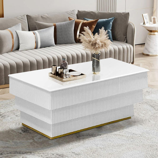 Generation Trade Nicki 711080 Cocktail Table - White IMAGE 1