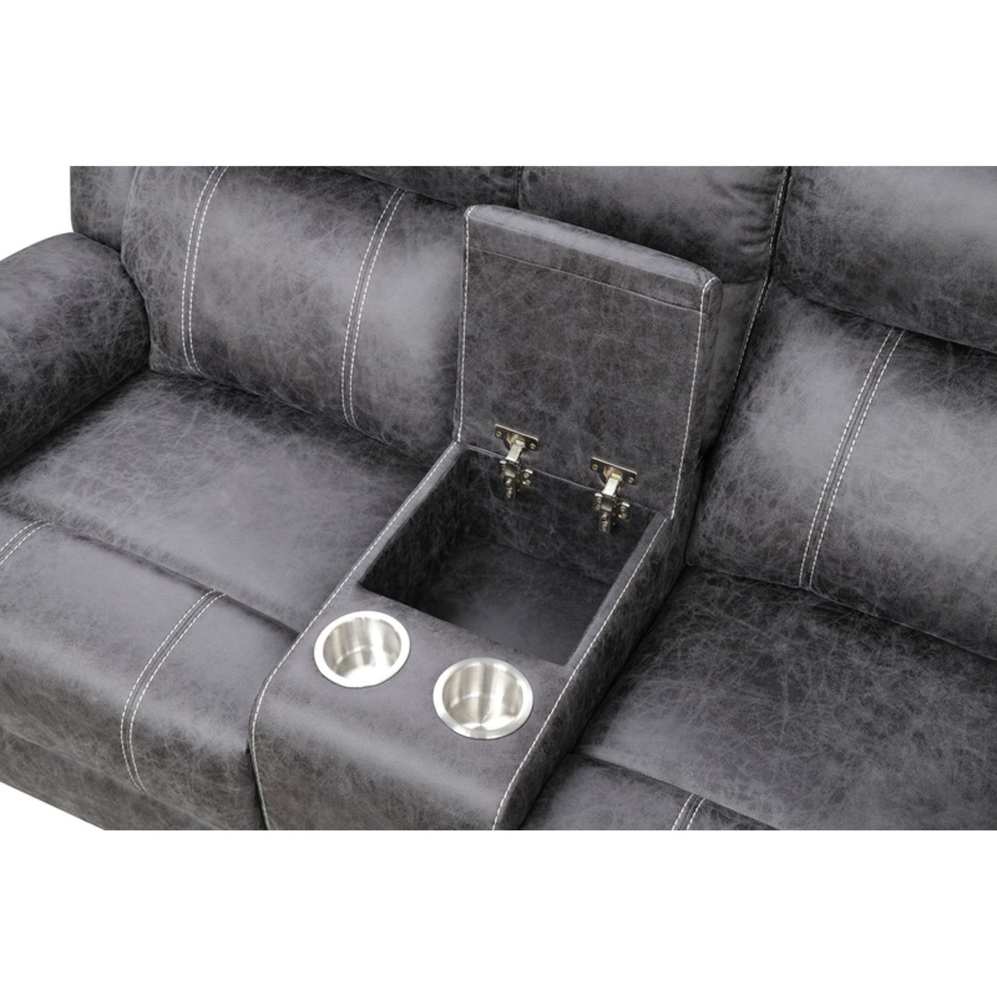Generation Trade Lucca 679021 Loveseat - Grey IMAGE 2