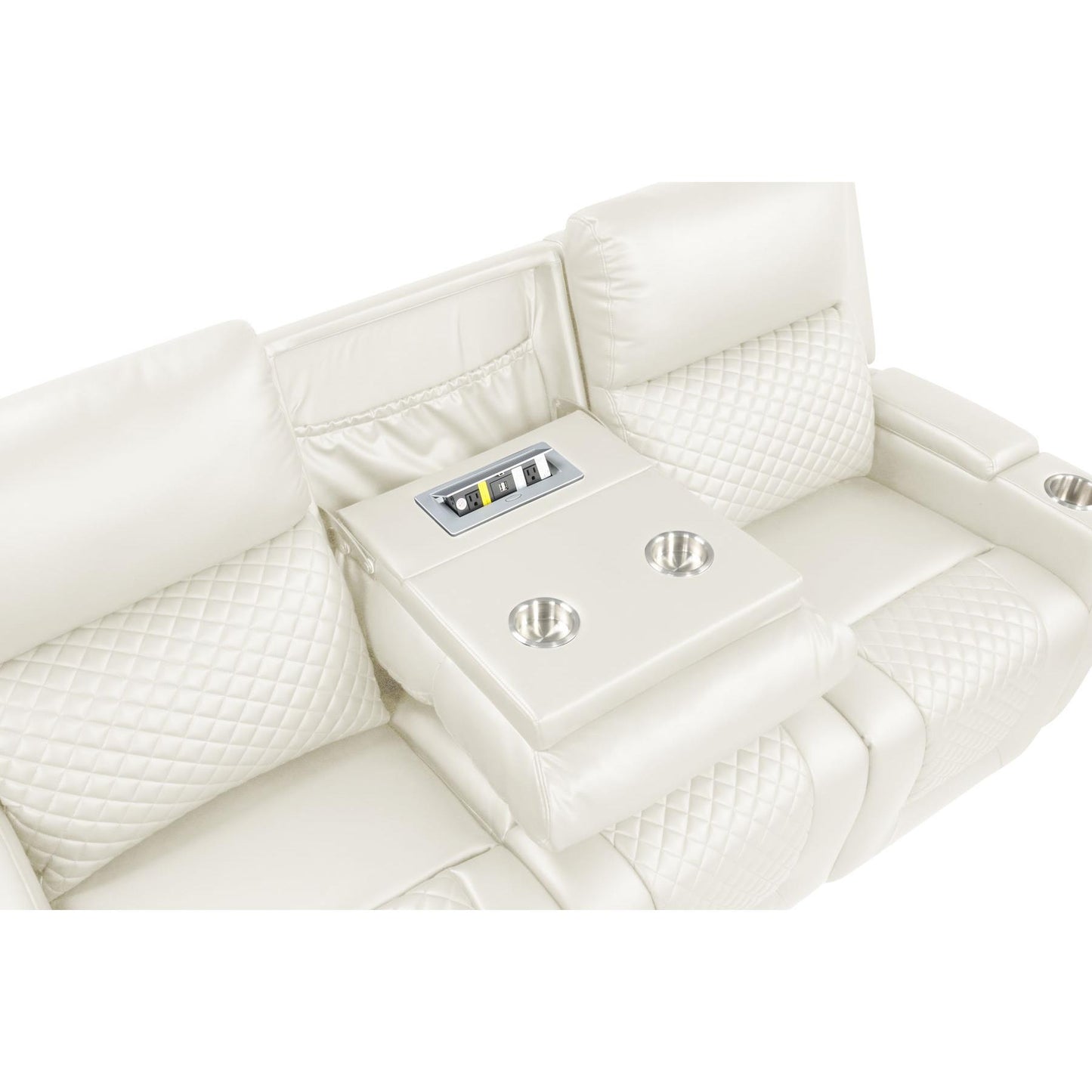 Generation Trade Boss 697190 Sofa Power - White IMAGE 2