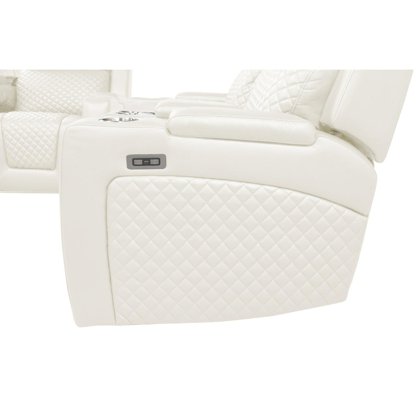 Generation Trade Boss 697192 Recliner Power - White IMAGE 2