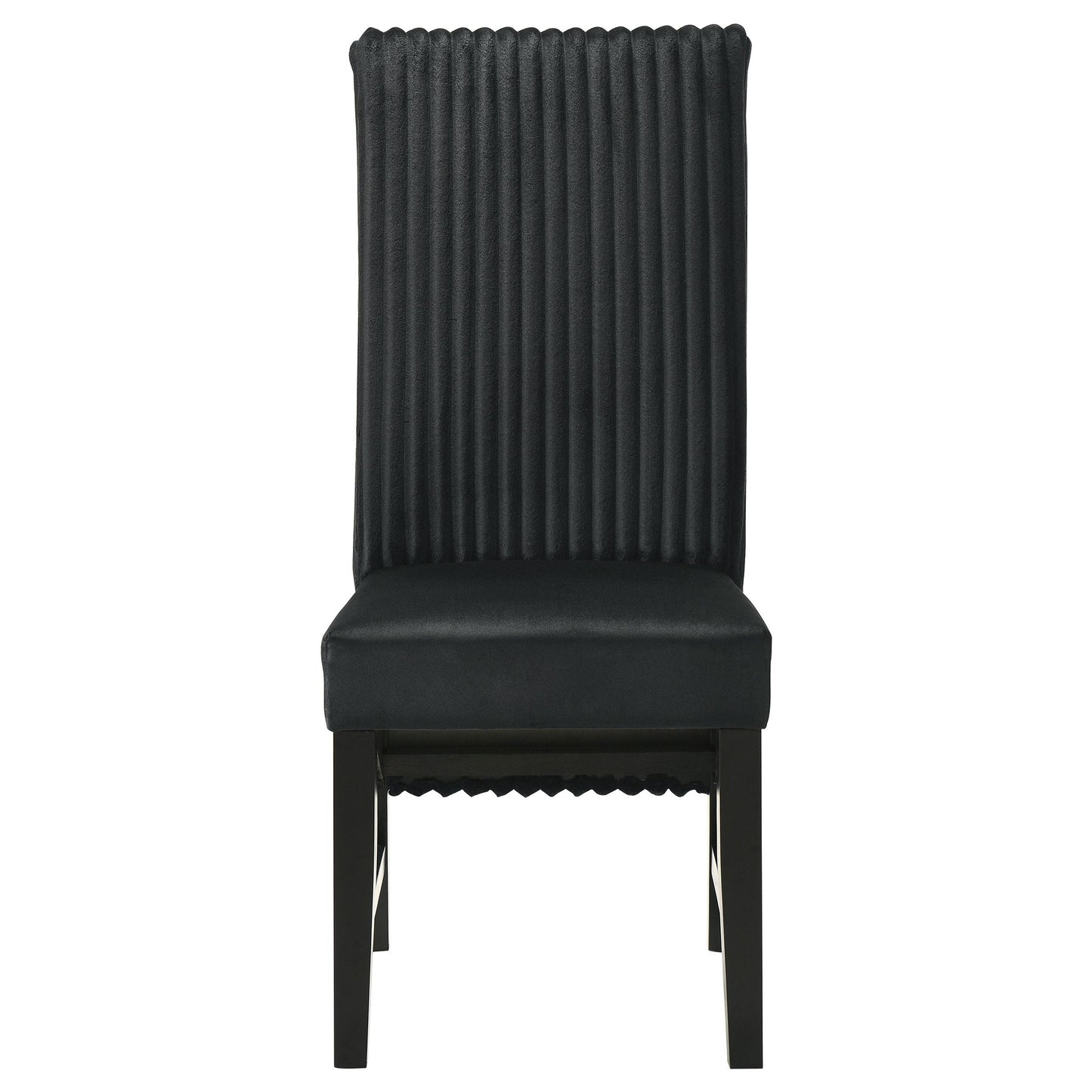 Coaster Furniture Barrand 106387 Upholstered Dining Side Chair - Black IMAGE 3