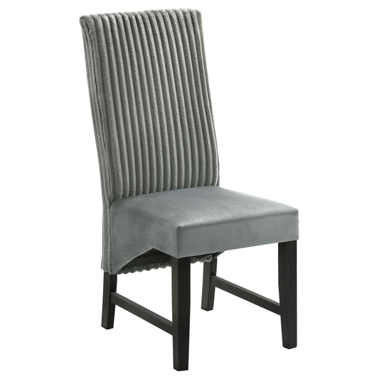 Coaster Furniture Barrand 106389 Upholstered Dining Side Chair - Grey IMAGE 1