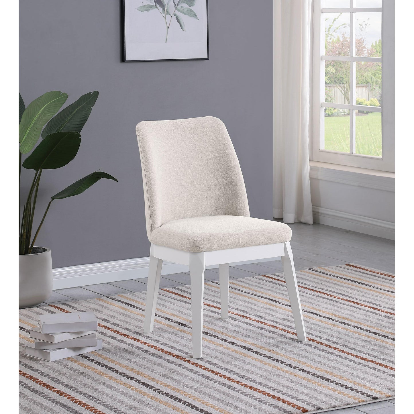 Coaster Furniture Carissa 108302 Upholstered Dining Side Chair - Beige IMAGE 2
