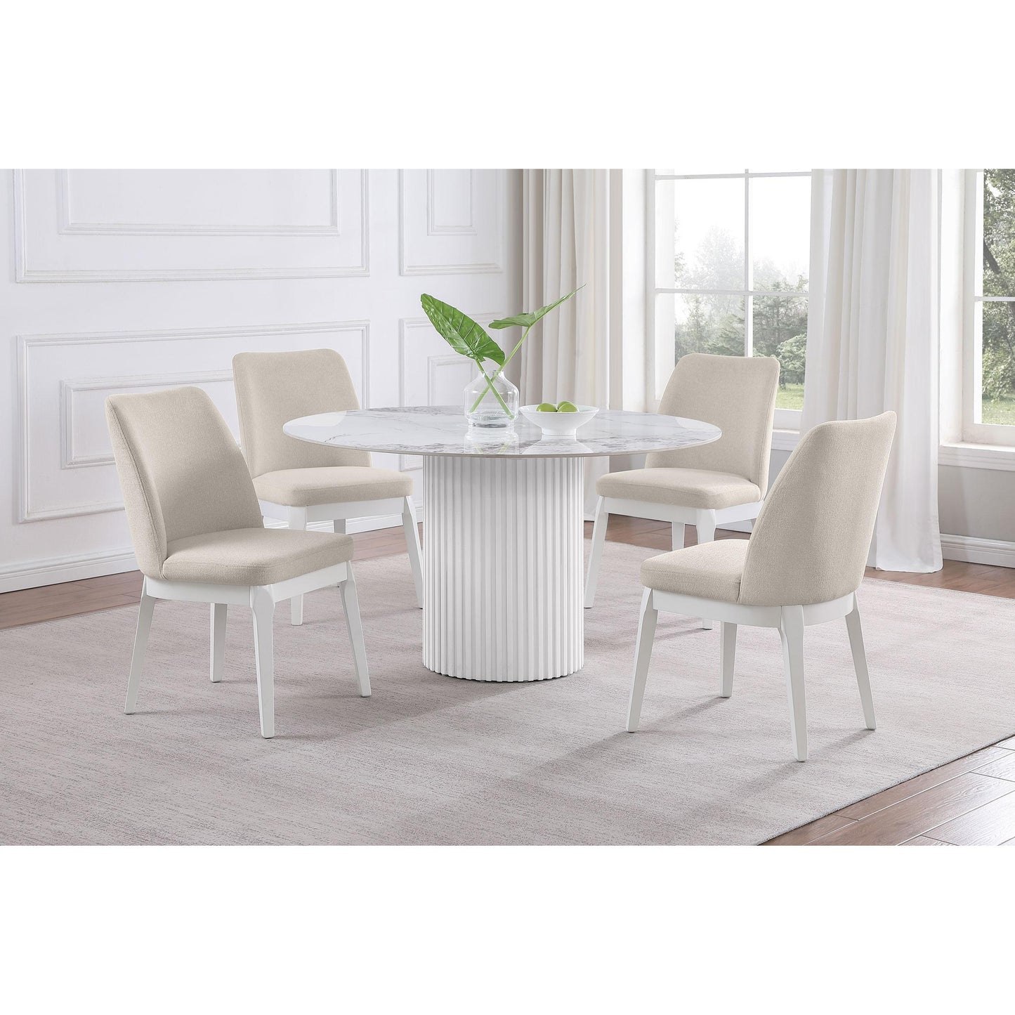Coaster Furniture Carissa 108302 Upholstered Dining Side Chair - Beige IMAGE 9