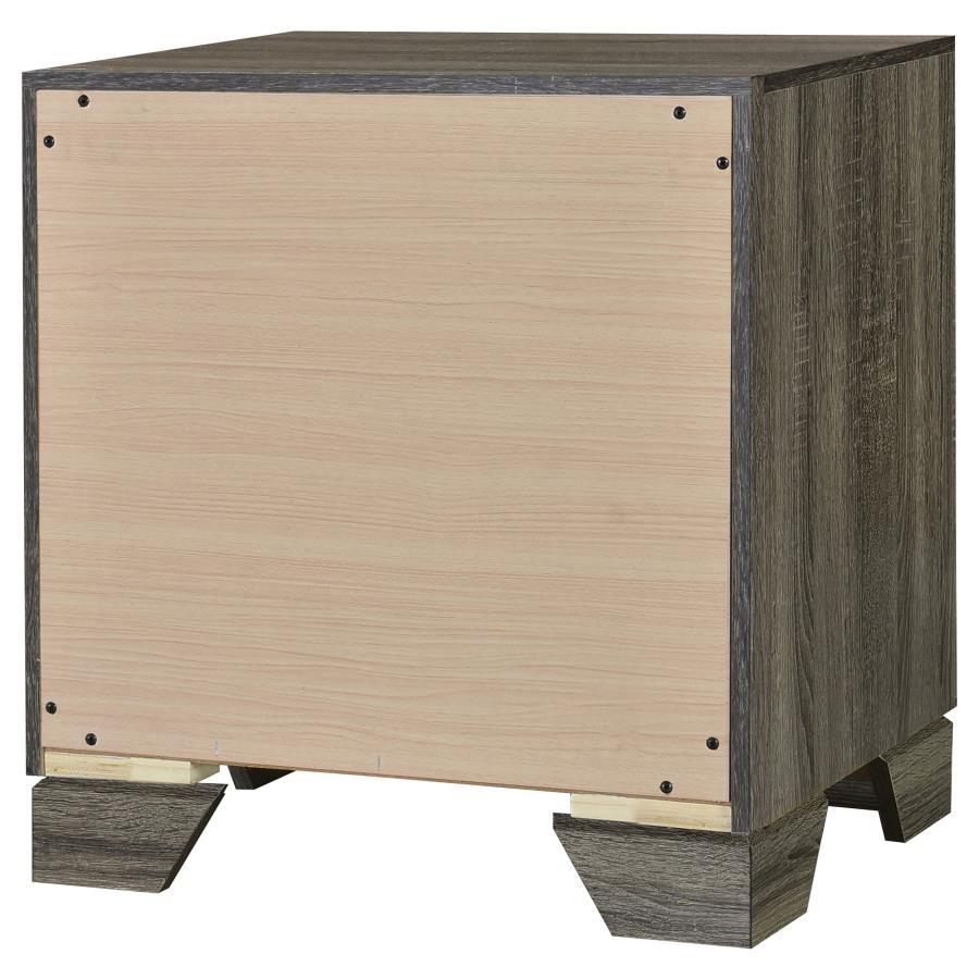 Coaster Furniture Wright 223342 2-Drawer Nightstand Bedside Table - Brown Oak IMAGE 8