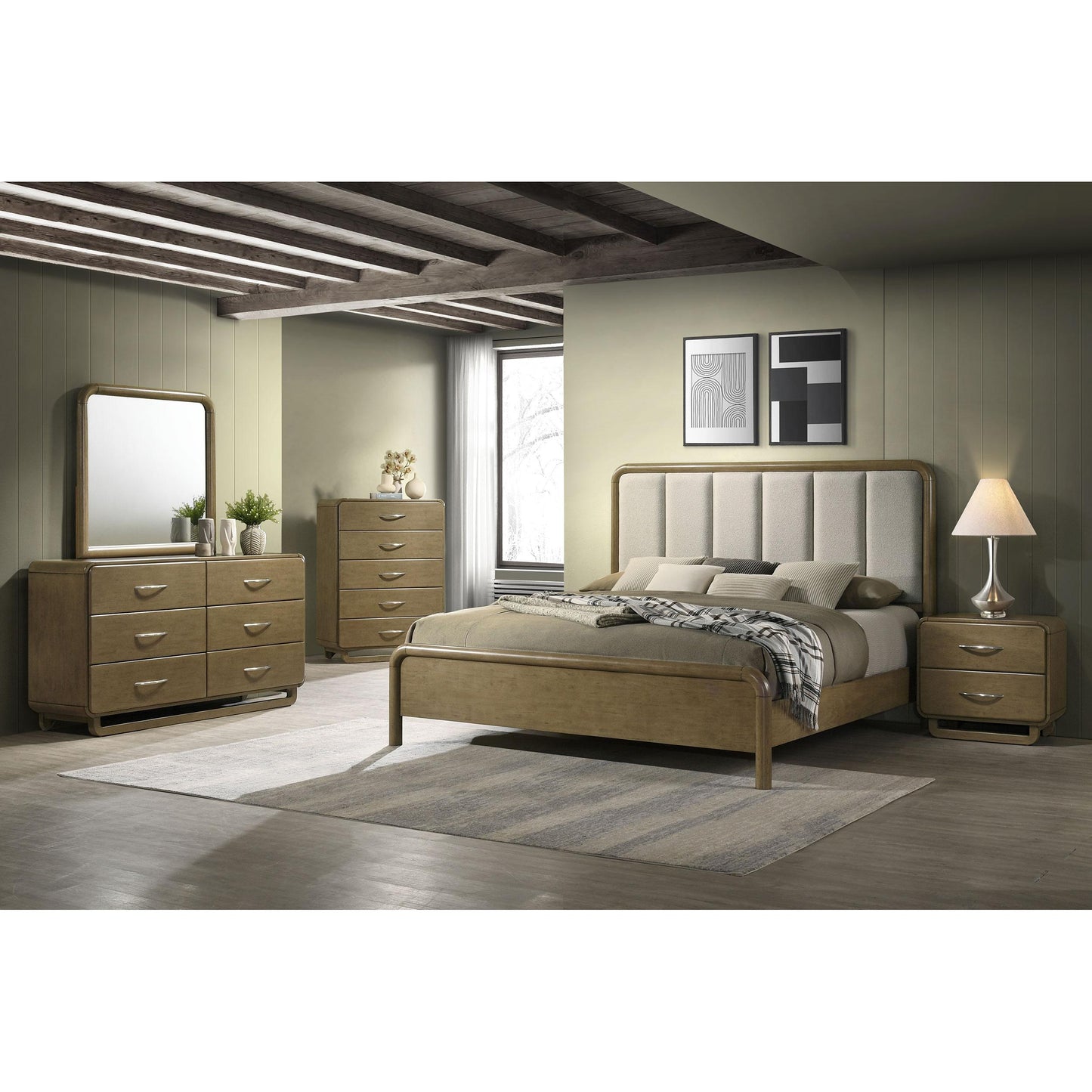 Coaster Furniture Amsbury 224272 2-Drawer Nightstand Bedside Table - Nutmeg IMAGE 12