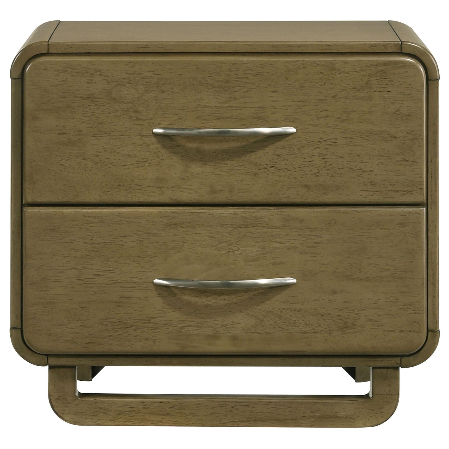 Coaster Furniture Amsbury 224272 2-Drawer Nightstand Bedside Table - Nutmeg IMAGE 3